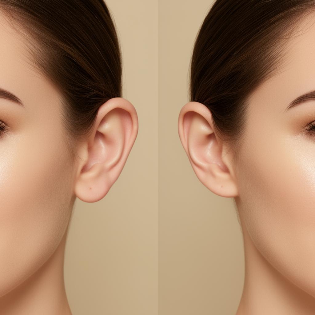Antes e depois — Otoplastia